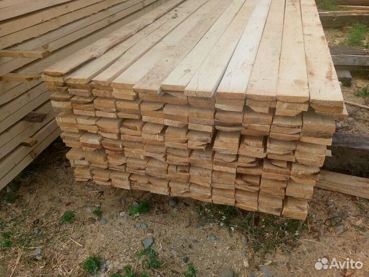 Доска обрезная 25х100 мм, 2 сорт