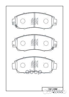 Колодки тормозные дисковые пер. Honda CR-V III