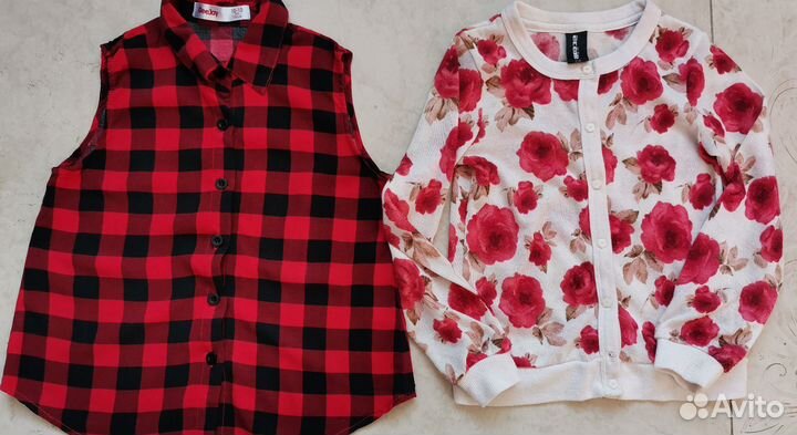 Вещи пакетом на девочку 128 134