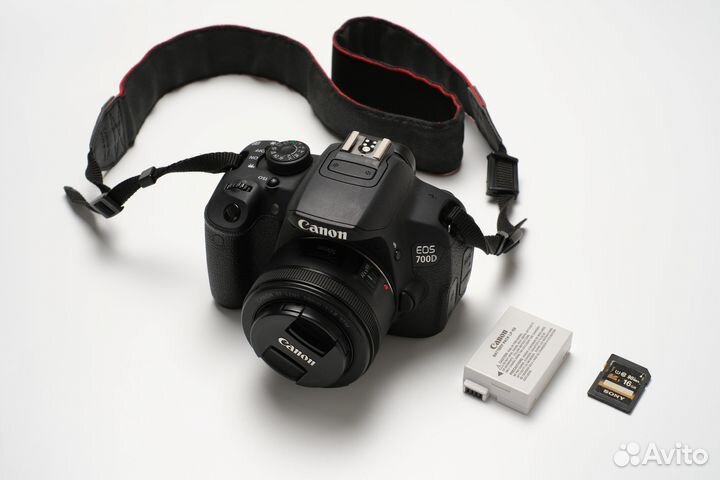 Canon eos 700d + объектив Canon EF 50mm f/1.8 STM
