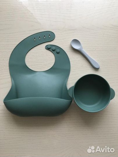 Силиконовая посуда для малышей