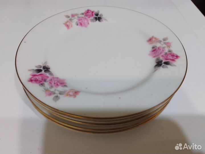 Посуда Япония Китай Роза кофейная пара в добор