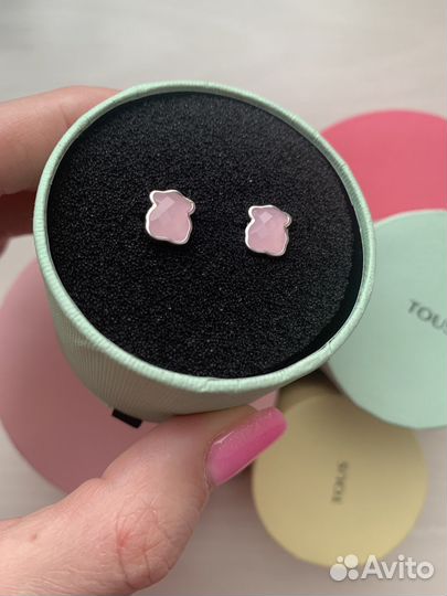 Серьги Tous New Color кварц