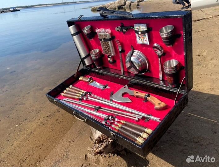 Шашлычный набор в кейсах/ чехлах