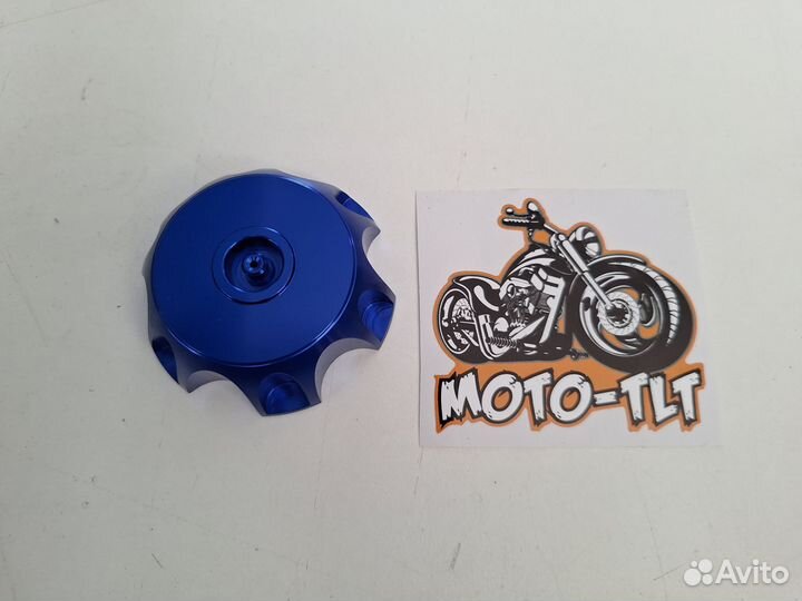 Крышка бака 125-250сс алюминий синяя