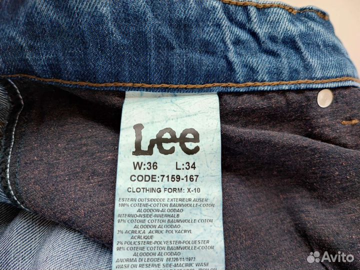 Lee мужские джинсы Летние Новые