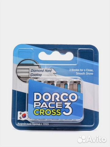 Кассе�ты для бритья dorco pace Cross 3 (+4 кассеты)