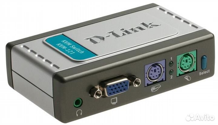 Переключатель VGA KVM 121 D-Link 2 на 1