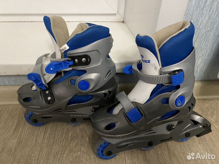 Роликовые коньки детские раздвижные