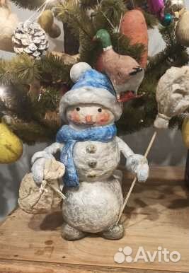 Ватные елочные игрушки