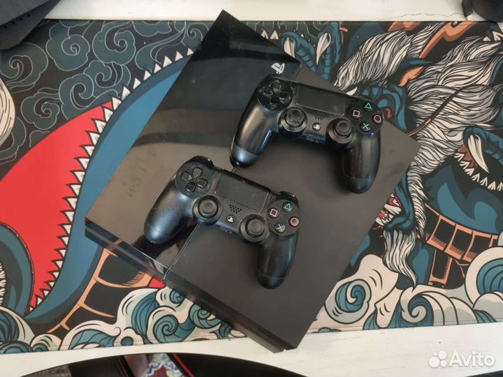 Sony PS4 fat с 2 джойстиками