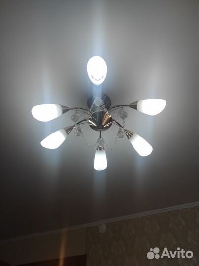 Люстра потолочная бу