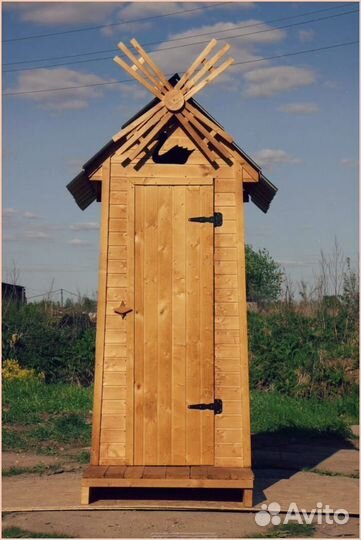 Дачный туалет с кошкой опс 082
