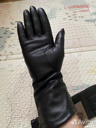 Перчатки новые кожаные Eleganzza размер 7