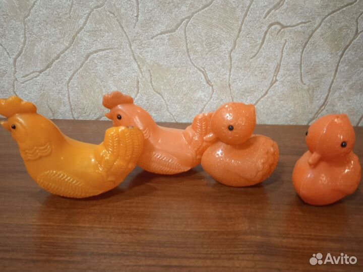 Игрушки пластиковые СССР
