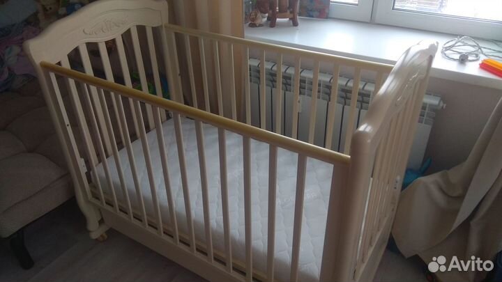 Детская кроватка Гандылян Шарлотта слоновая кость