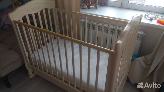 Детская кроватка Гандылян Шарлотта слоновая кость