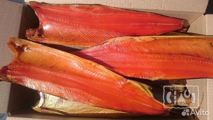 Кижуч копчёный пласт