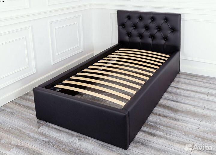 Кровать новая 90х200 Барселона черная