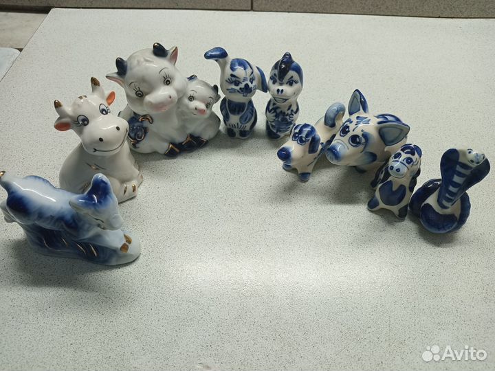 Фигурки гжель