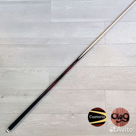 Цельный кий Олега Пономарева из палисандра