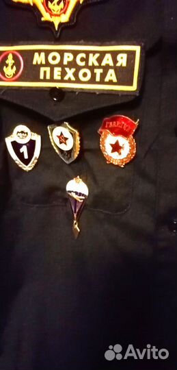 Рубашка офисная морского пехотинца.\Дембельская\