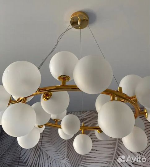 Люстра Сида 25 шаров 70 см