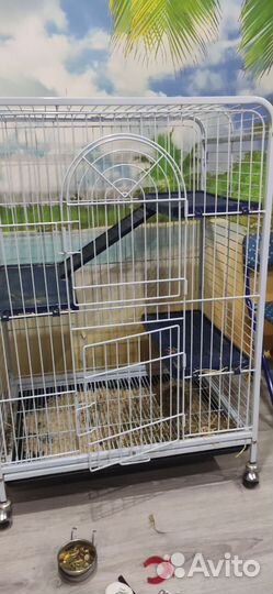 Клетка для грызунов б/у, большая