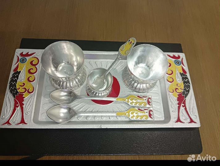 Редкий набор для детского завтрака, СССР новый