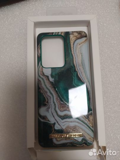 Чехол iDeal для Galaxy S20 Ultra, Golden Jade Marb
