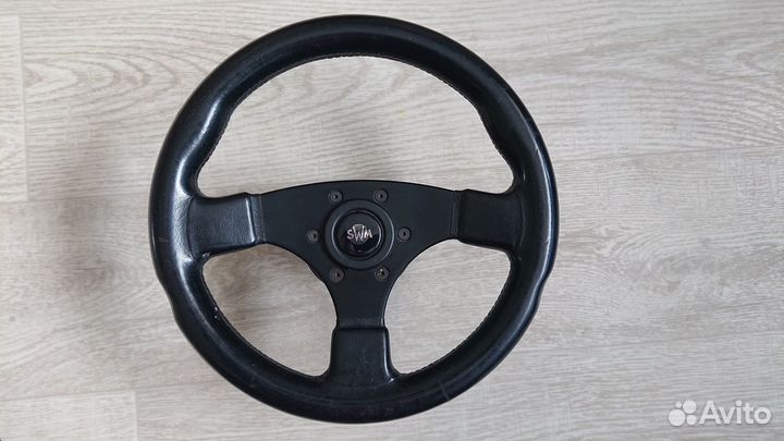 Спортивный кожаный руль SWM (Италия) для Bаз(Lada)