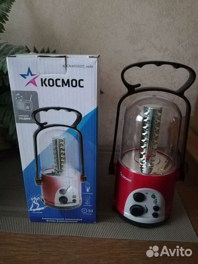 Фонарь аккумуляторный с радиоприемником