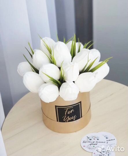 Букет из мыльных тюльпанов