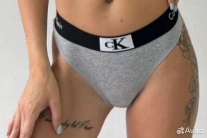 Стринги женские calvin klein набор