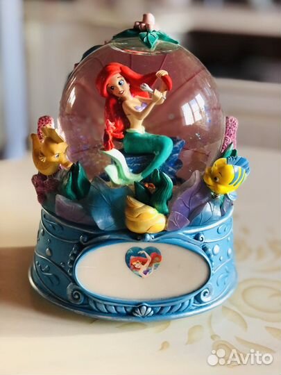 Статуэтка Музыкальный Снежный шар Русалочка Дисней