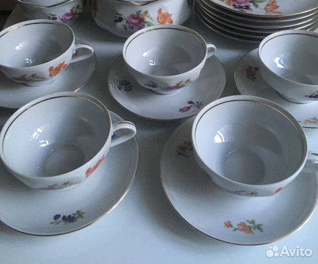 Чайные пары от сервиза гдр, Ilmenau