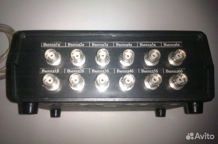 Видео усилитель 6 вход. - (6 х 2) выход. BNC
