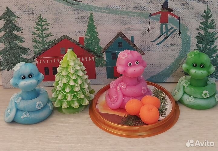 Новогодние мыло