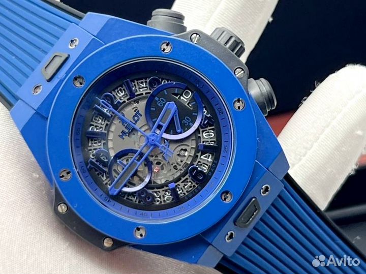 Часы Hublot blue steel