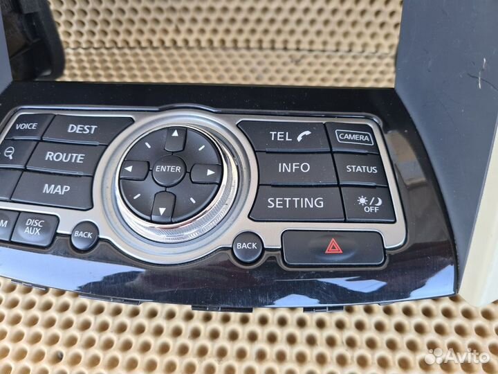 Панель управления магнитолой Infiniti Fx35 Fx37