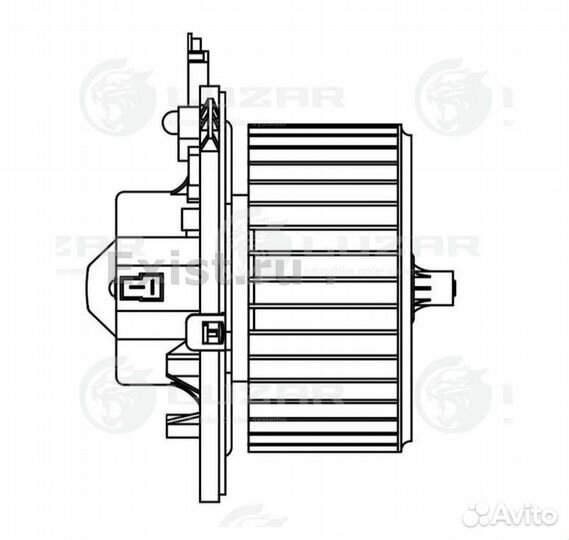 Моторчик вентилятора печки