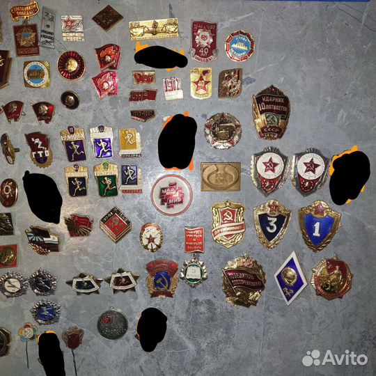 Значки советские Ленин, армия СССР