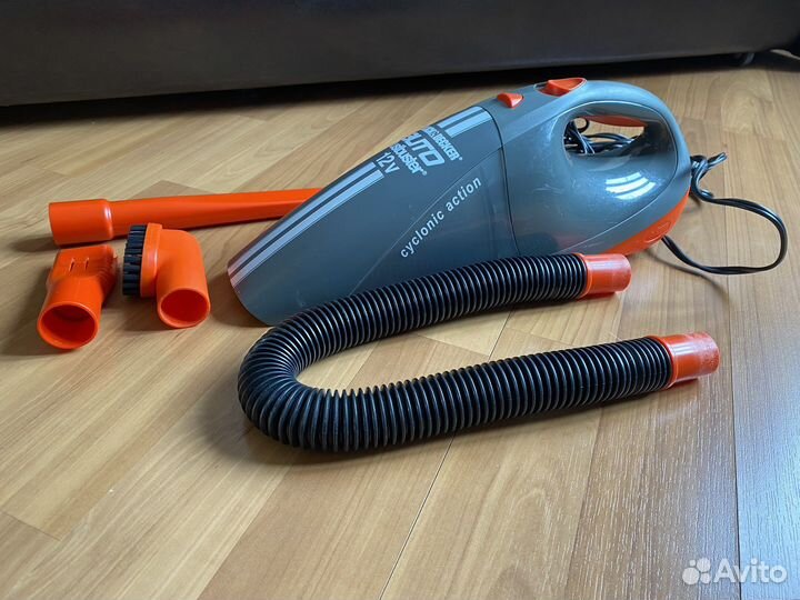 Автомобильный пылесос black decker