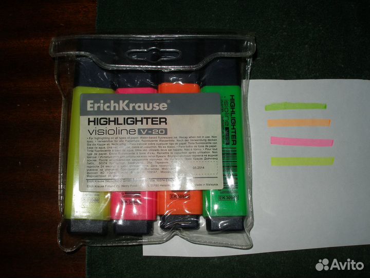 Набор текстовыделителей erich krause