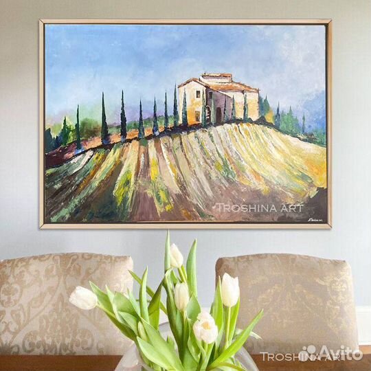 Картина на холсте ручная работа