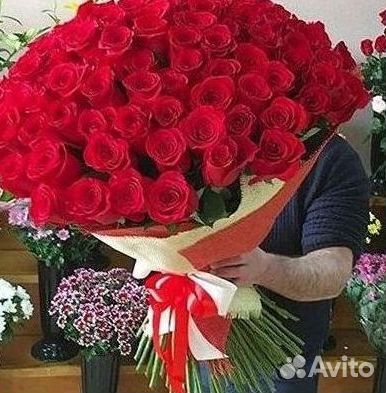 Высокие розы 150 160 170 180 190см доставка Москва