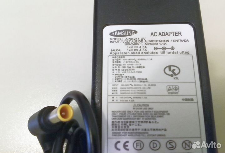 Адаптер Samsung S24A350H B2770 P2770H P2370H 14V