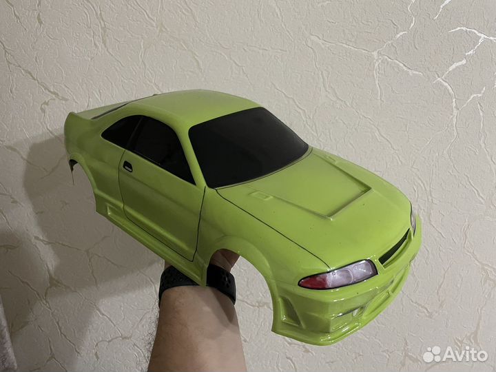 Кузов, корка ниссан скайлайн 1/10 drift