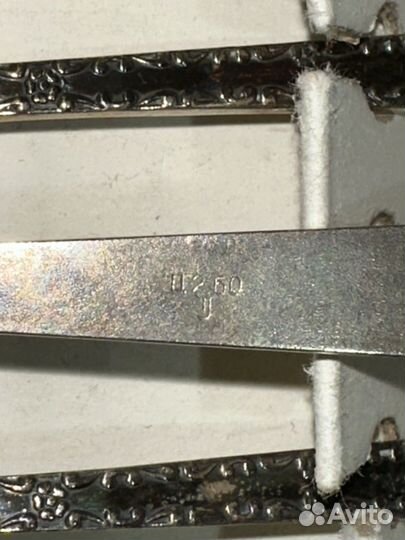 Набор чайных ложек и вилочек мельхиор СССР