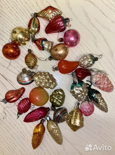 Елочные игрушки СССР